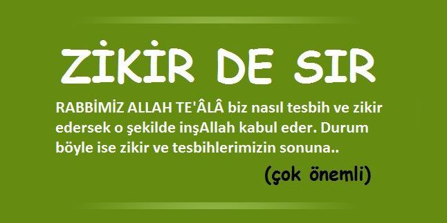Zikir de Sır